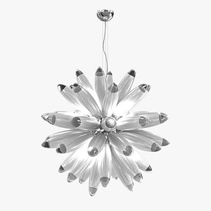 3D chandelier flo hanging lamp