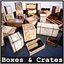 Boxes  Crates  19 Assets 3D