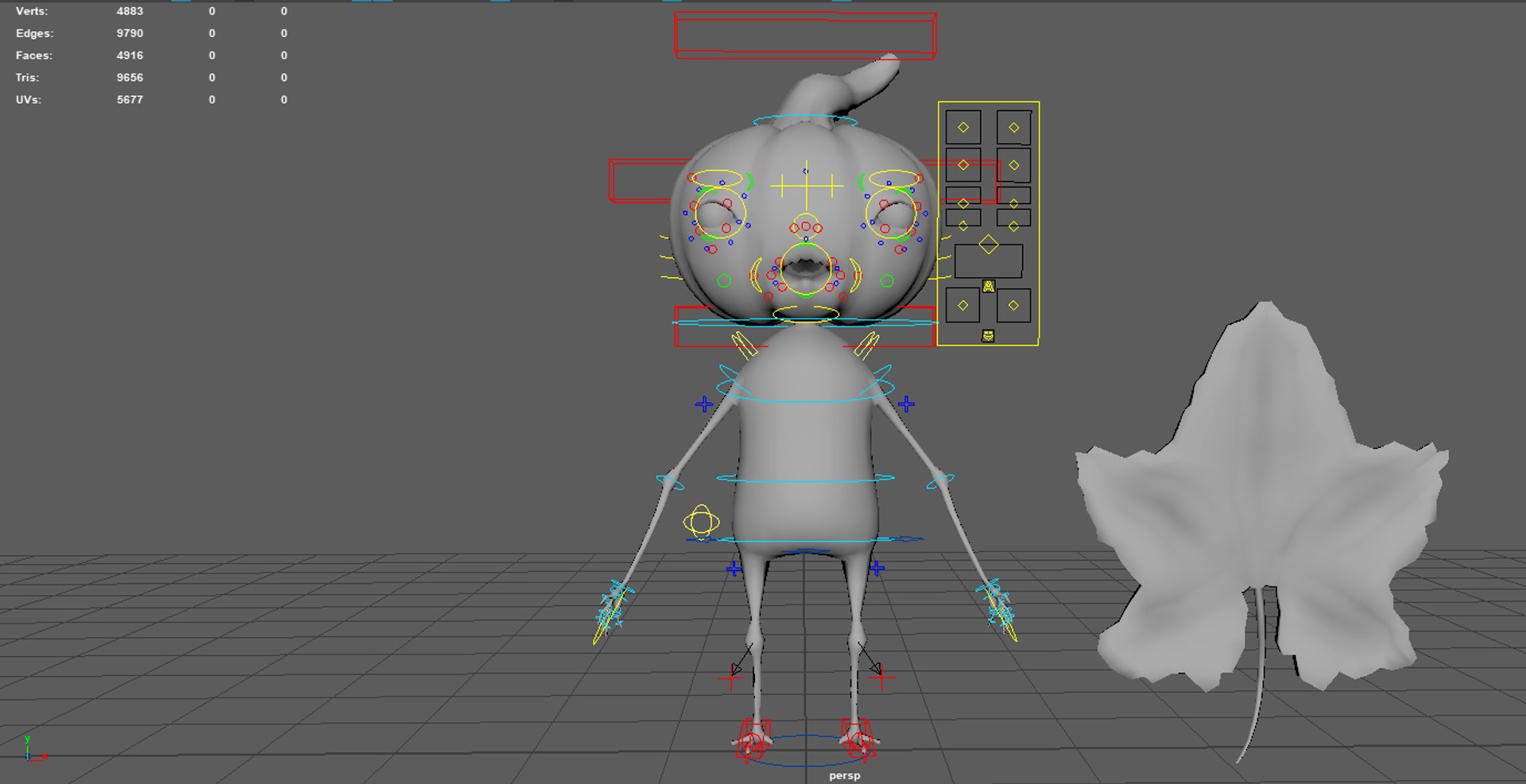 3D character pumpkin model - TurboSquid 1642081