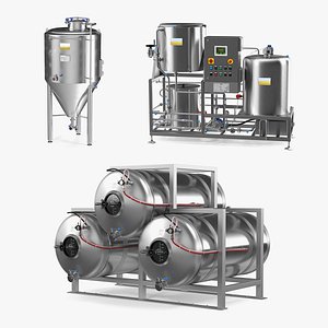 Beer Microbrewery Equipment Collection
