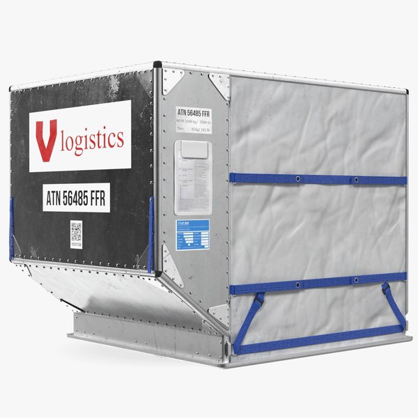 modelo 3d LD3 Aluminium Airport Container Aged(1) - TurboSquid 2094452