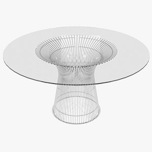 3D Platner Dining Table model