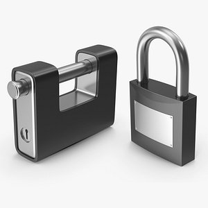 3D Padlock model