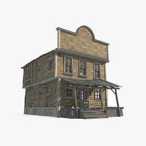 Western style residential buildings model