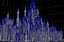 Low Poly Dark Pointy Castle