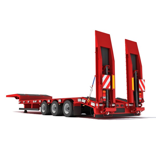 Low Loader Semi Trailer 3D