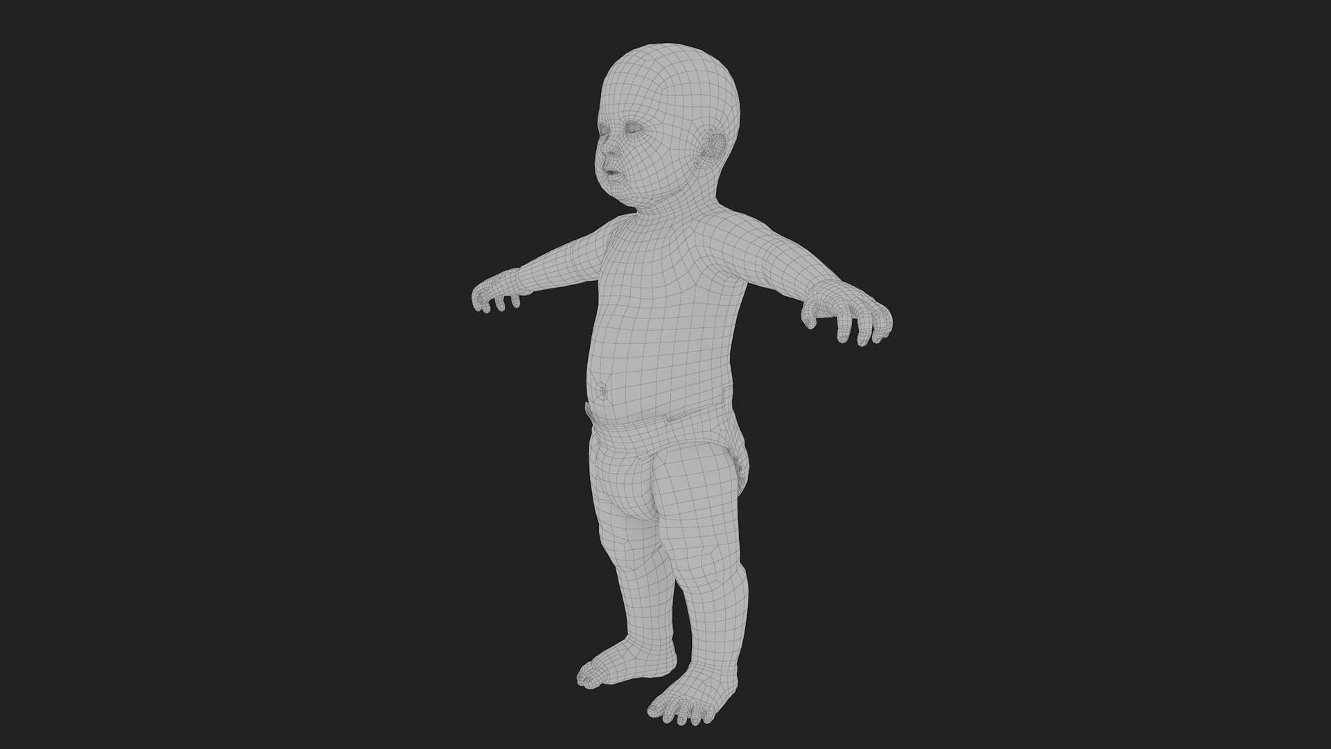 3D baby rig - TurboSquid 1704781