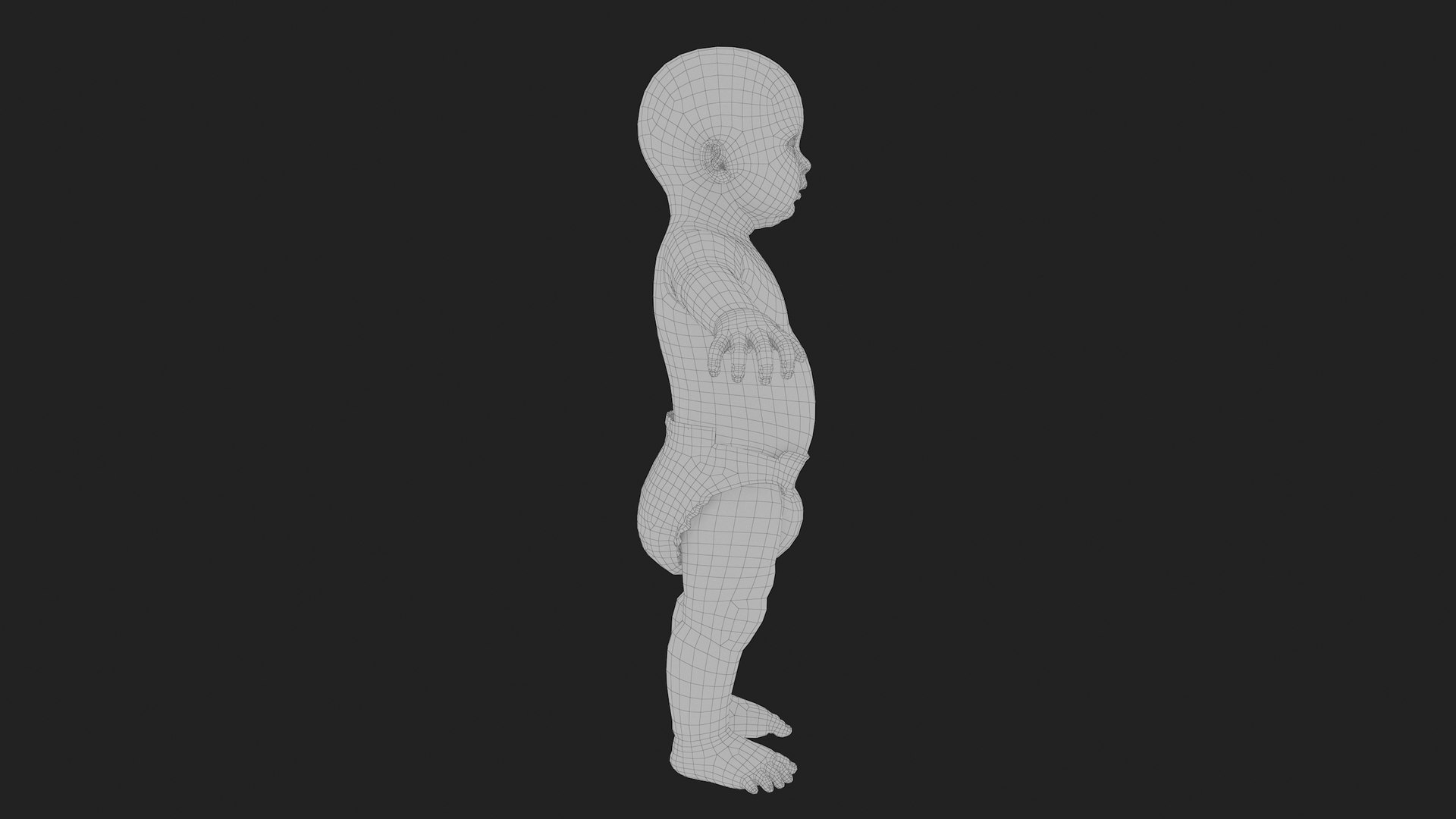 3D baby rig - TurboSquid 1704781