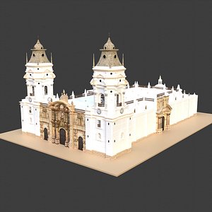 3D The Metropolitan Cathedral Basilica of Lima model