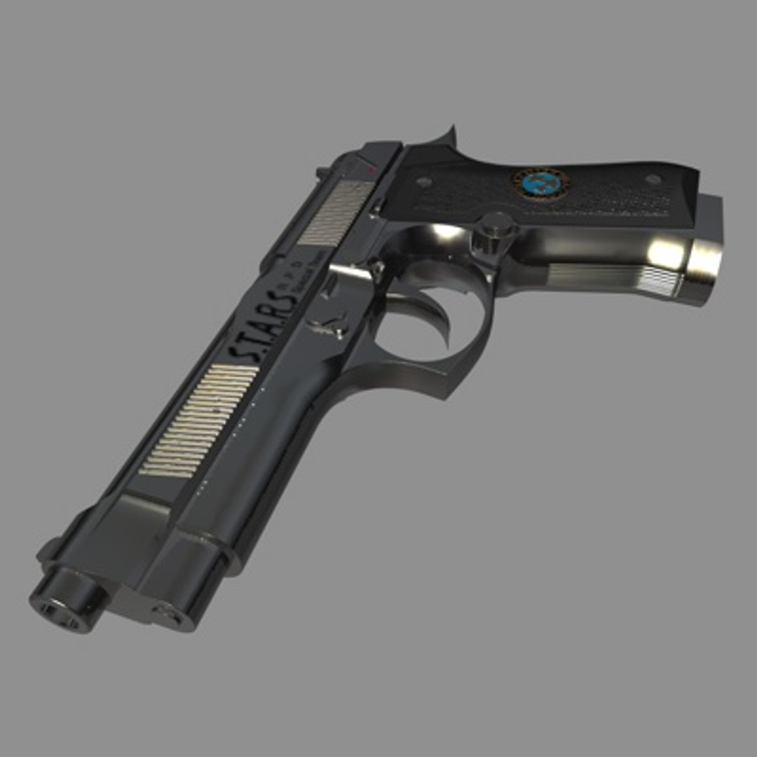 beretta m92f 3d model