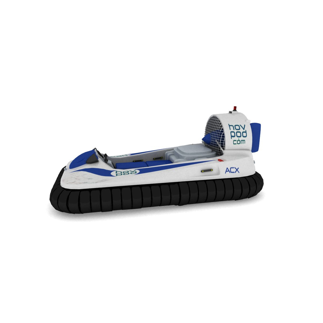 3d Model Hov Pod Hovercraft