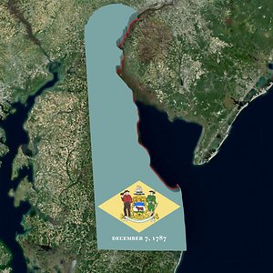 3D State of Delaware model