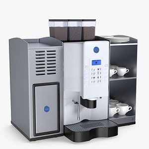 3D model coffee machine carimali armonia