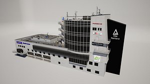 Nurburgring Racetrack Ravenol Media Center 3D
