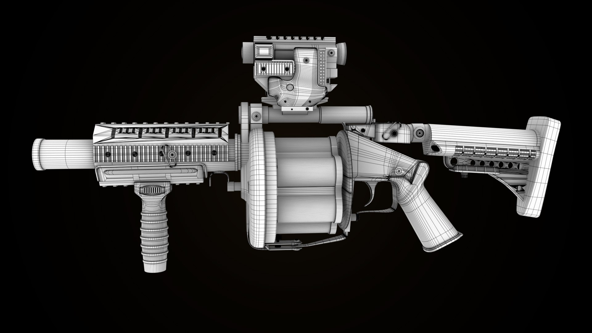 Grenade Launcher Gun PBR Unity UE V-Ray Textures Included 3D model https://p.turbosquid.com/ts-thumb/1I/yZ0MlW/2M/gun06ao_000/jpg/1657034821/1920x1080/fit_q87/53532b7a8a8f41f08aa712fa6ae4e5a57e6ac2af/gun06ao_000.jpg