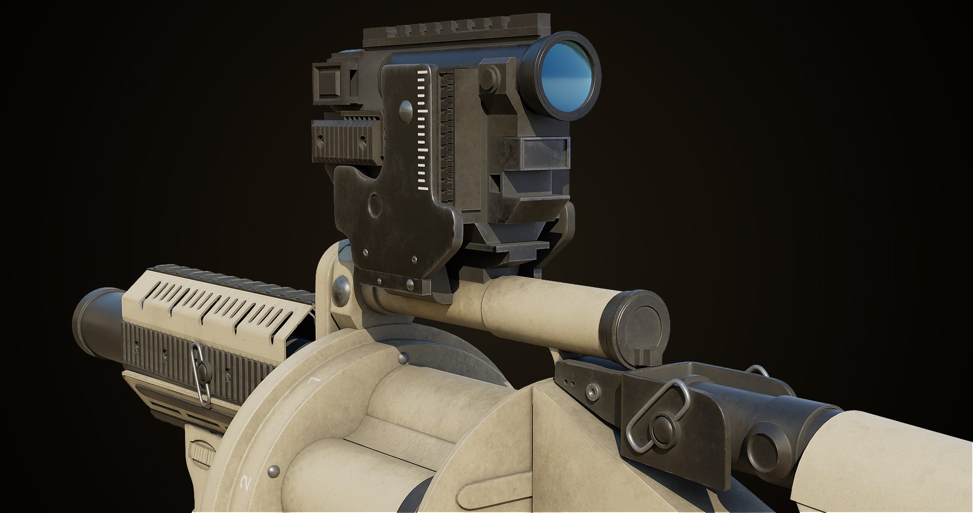 Grenade Launcher Gun PBR Unity UE V-Ray Textures Included 3D model https://p.turbosquid.com/ts-thumb/1I/yZ0MlW/Ch/gun06_0030/jpg/1657028858/1920x1080/fit_q87/793fa64f1d64866ddf9757e8ddfaa9212d9514b7/gun06_0030.jpg