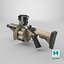 Grenade Launcher Gun PBR Unity UE V-Ray-Texturen enthalten
