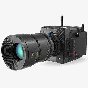 Digital Cinema Camera With Lens model