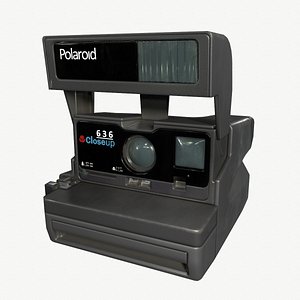 Camera Polaroid - PBR Game Ready 3D