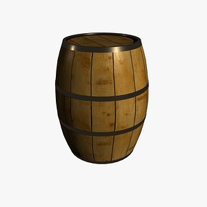 3d model barrel