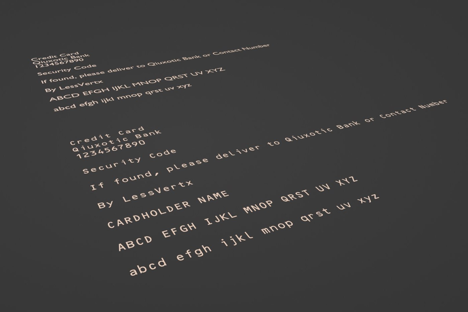 3D Credit Card - TurboSquid 2224999