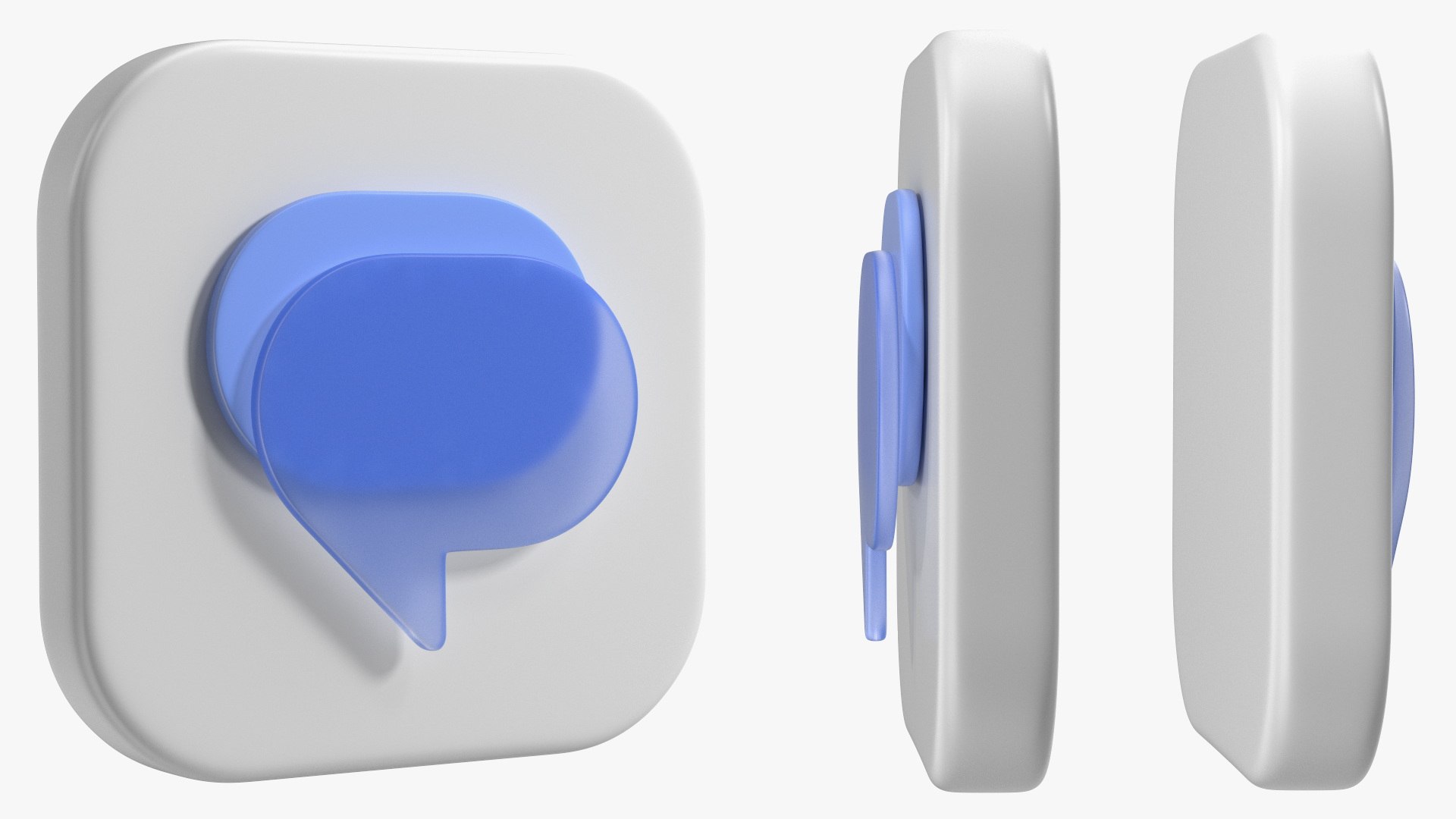 3D Google Messages Icon Model - TurboSquid 2276454