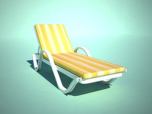 3d model chaise longue