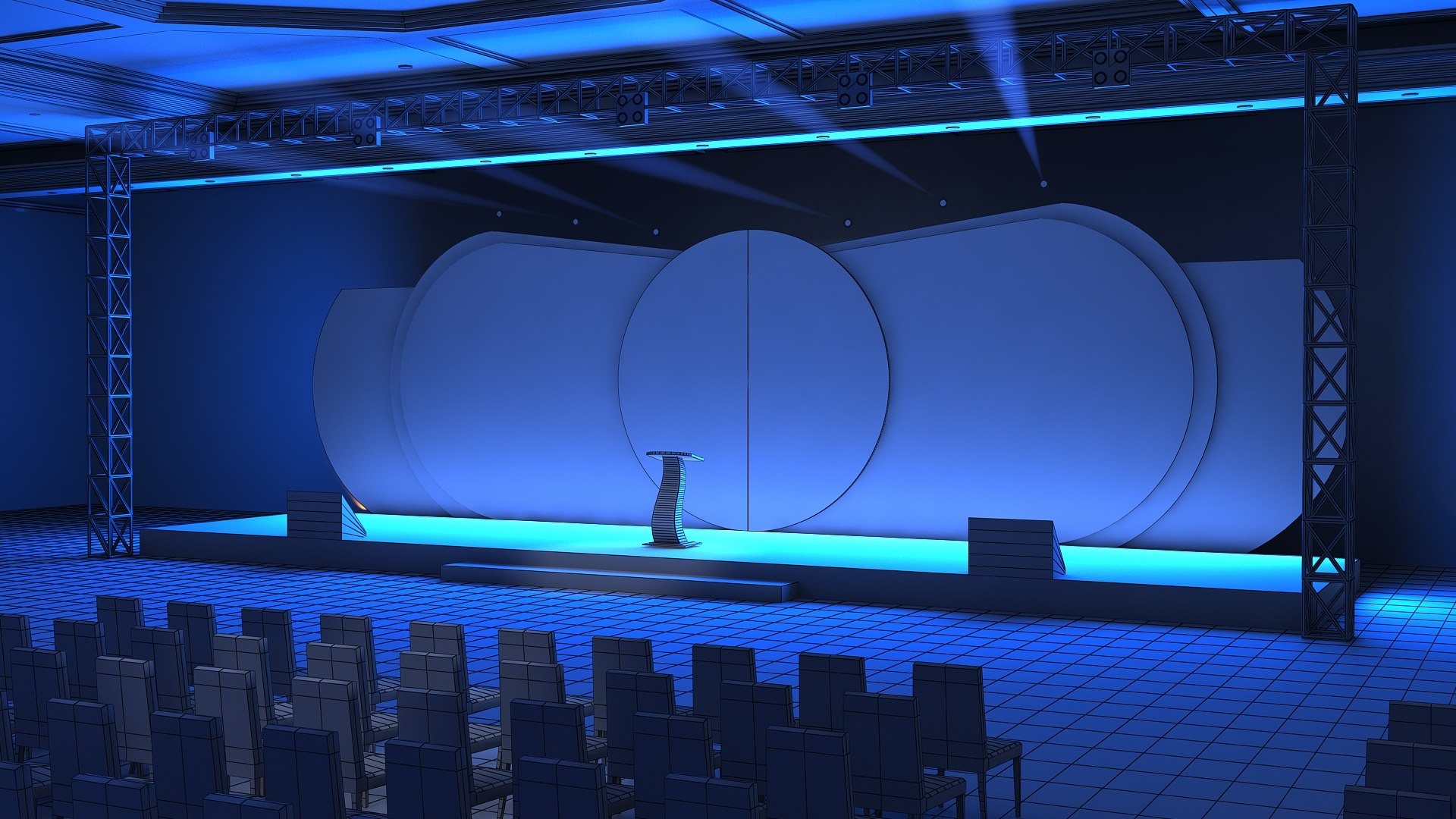 3D Stage Model - TurboSquid 1813193