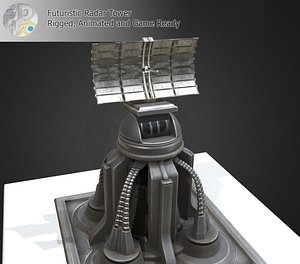 Futuristic Radar Tower