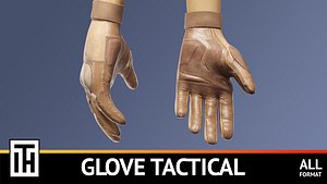 3D FPS hand glove tactical 01