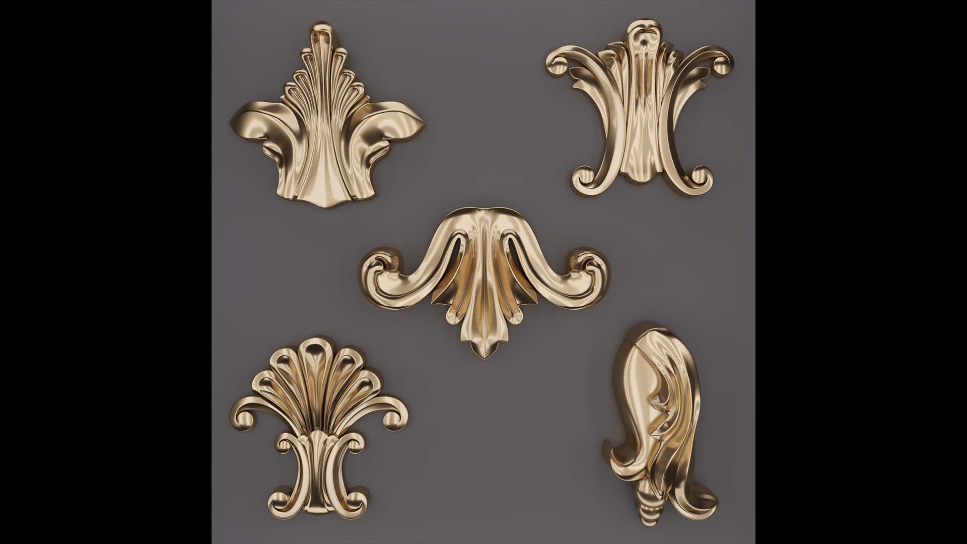 3D Trim Ornament 21 - TurboSquid 1888051