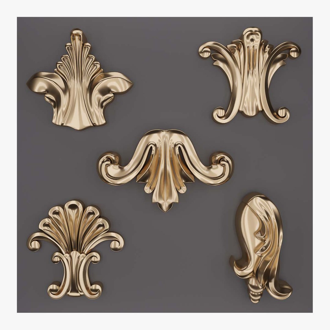 3D Trim Ornament 21 - TurboSquid 1888051