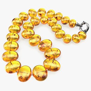 3D Amber Beads