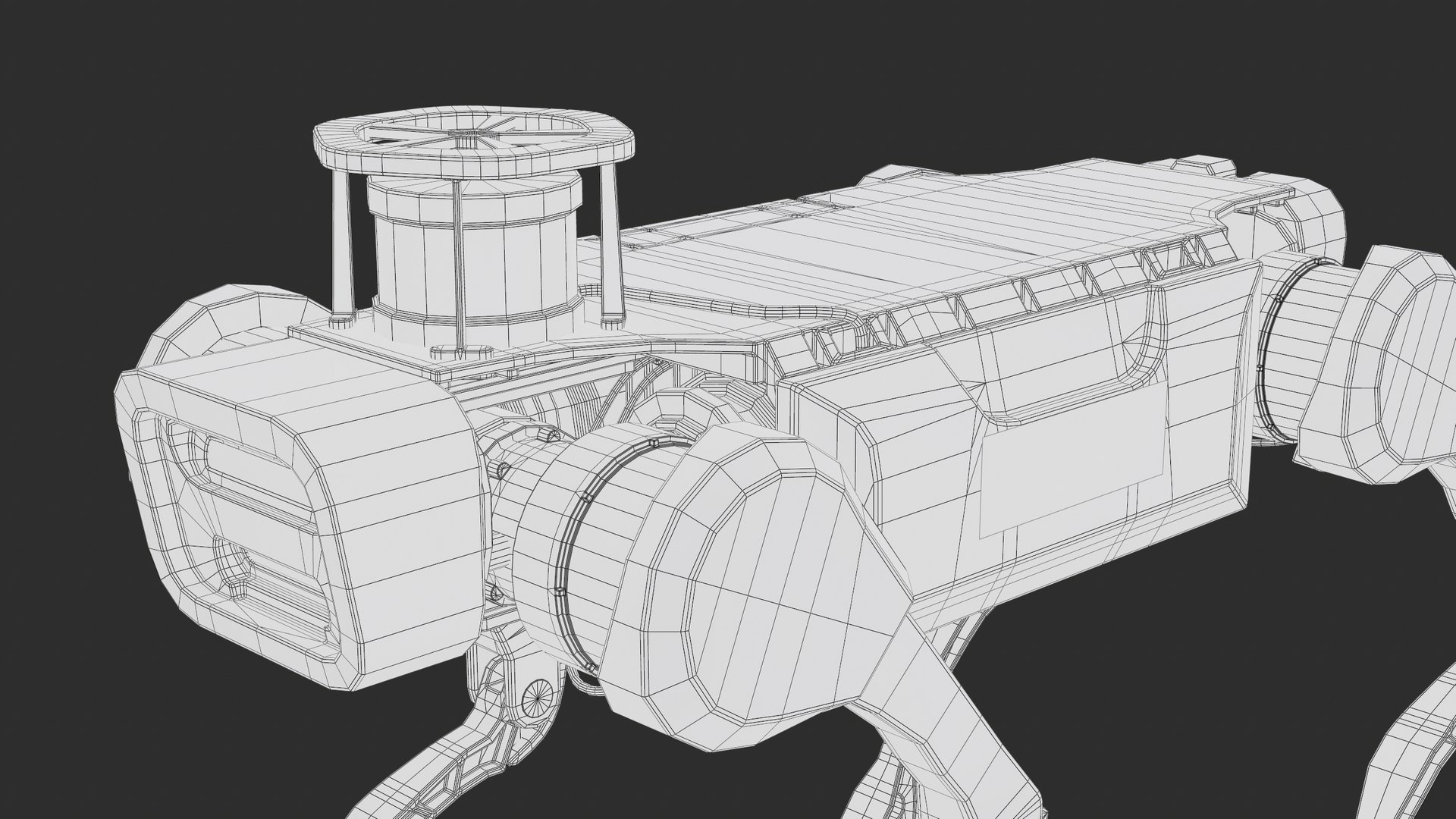 Robot Dog X20 Deep Robotics Jueying Basic PBR 3D Model - TurboSquid 2577643