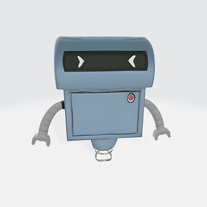 3D Cute and Quirky Robot model