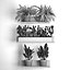 Plant set wall decor vertical garden 398