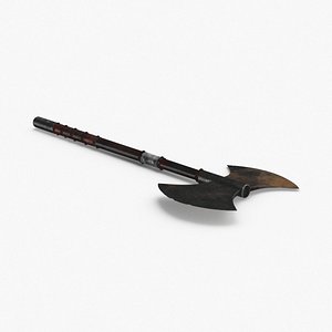 Medieval Battle Axe 02