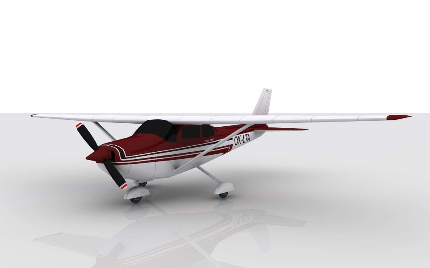 Cessna 172 3d Model