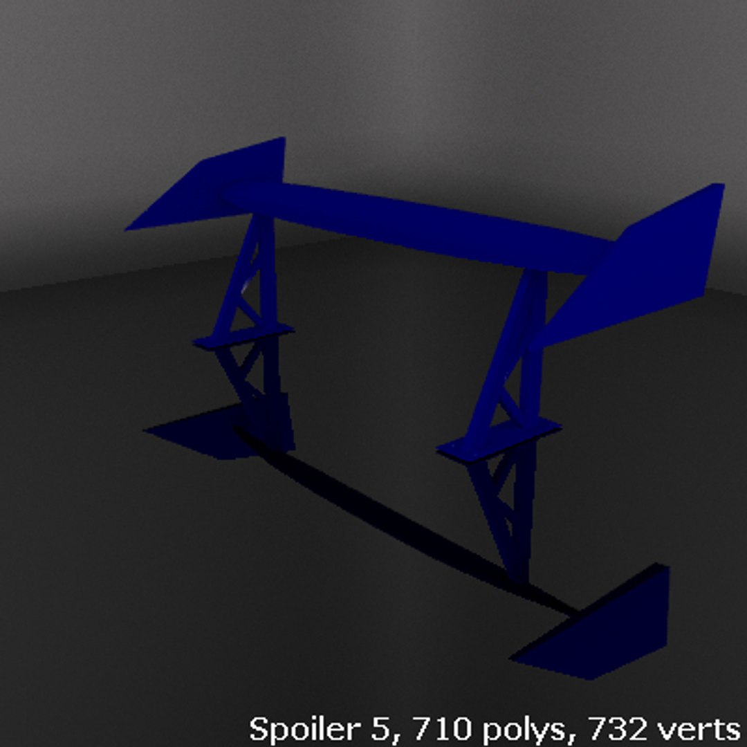 Pack Spoilers Mega 3d Model