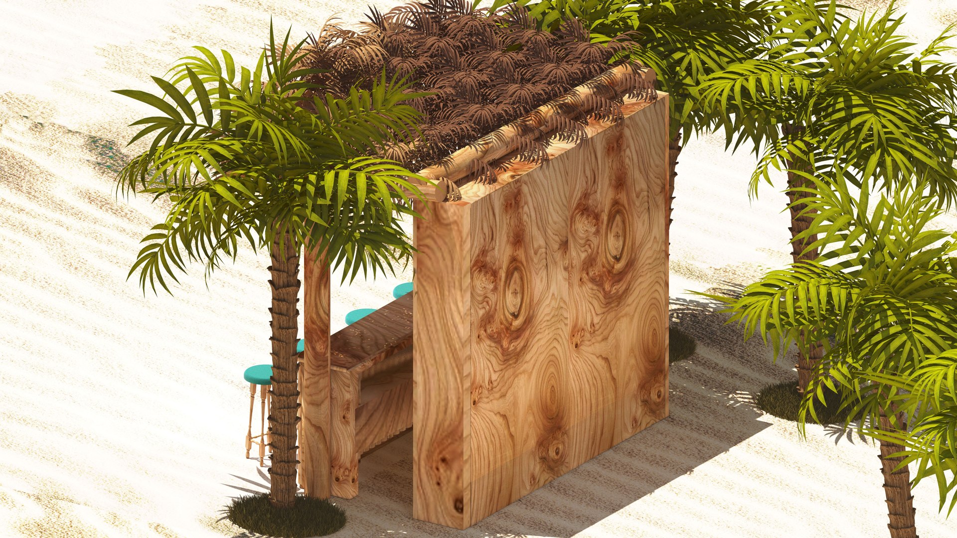 Beach Bar 8K 3D model https://p.turbosquid.com/ts-thumb/1J/pNLfmu/4p/hawaibarrender11/jpg/1712244755/1920x1080/fit_q87/a64f7228e44d9ff08cf28bbba7dc05ef2e2bbb9e/hawaibarrender11.jpg