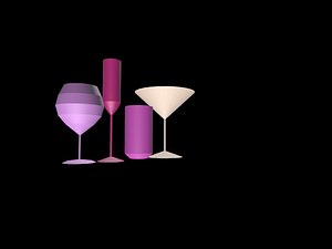 wine glass 3D model