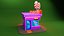 Candy Shop hand painted Blender low poly