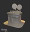Candy Shop hand painted Blender low poly
