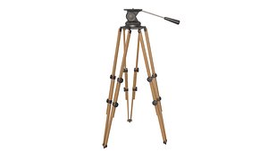 3D Vintage Camera Tripod model