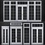 windows, doors and floor