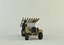 Katyusha rocket launcher vehicle 3D