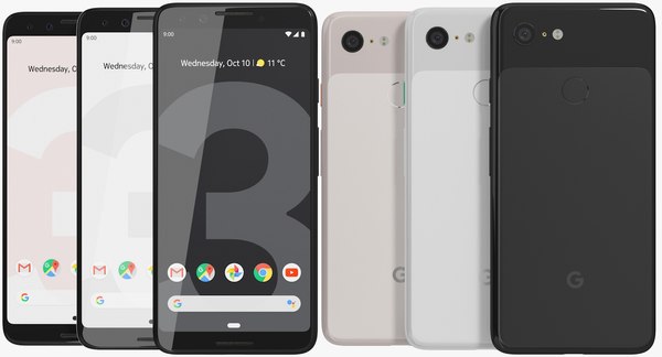 3D model realistic google pixel 3