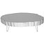 Coffee table made solid wood slab split in Loft style Wood Round 3D model