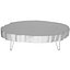 Coffee table made solid wood slab split in Loft style Wood Round 3D model