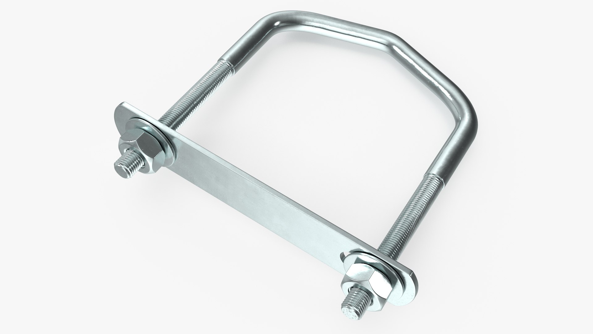 3D model U Bolt Bracket Triangular Steel TurboSquid 1959469